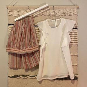 Blouse/Pants Bundle: (small blouse, medium pants)